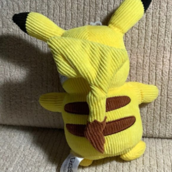 Pokemon - Select 8" Corduroy Pikachu Plush - Picture 4 of 4